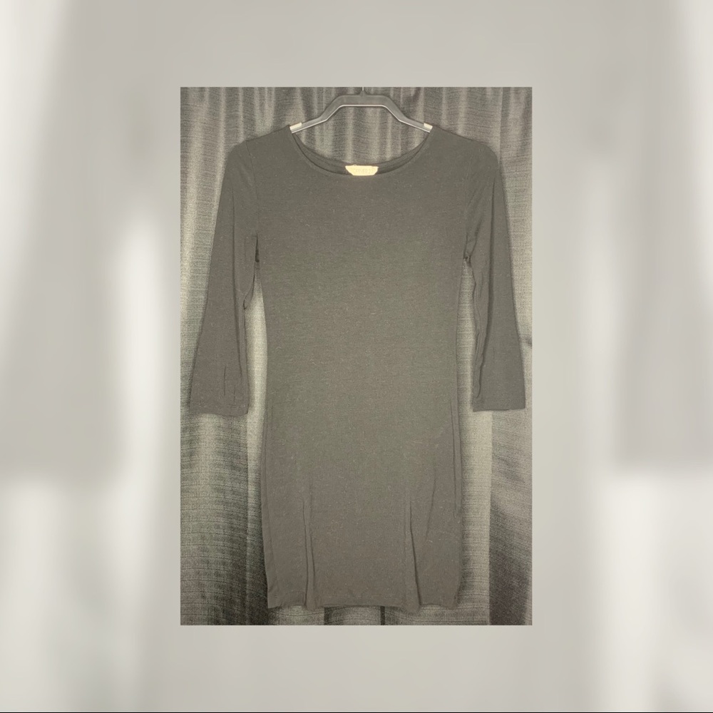 Forever 21 Bodycon Quarter Sleeve Dress
